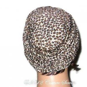 Brown Cheetah Handmade Twist Fashion Turban