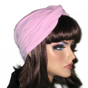 Pink Handmade Twist Fashion Turban
