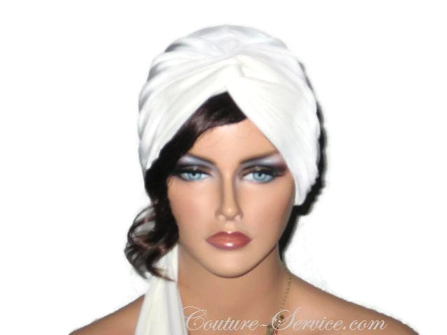 Black Or Cream Turban Lined Wrap Handmade Turban